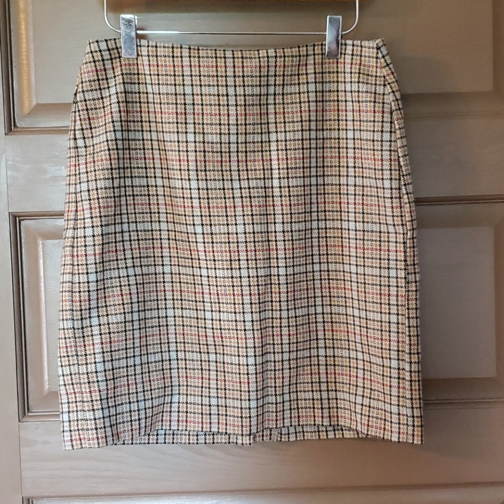 Banana Republic plaid skirt